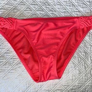 Coral Pink Bathing Suit Bottom